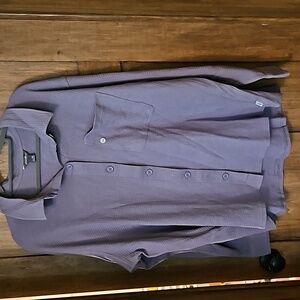Eddie Bauer Long Sleeve Waffle Button up shacket